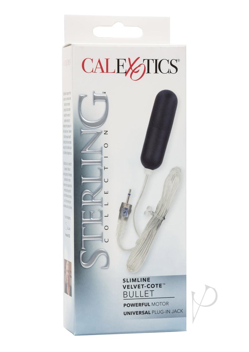 Sterling Collection Slimline Velvet Cote Bullet - Black