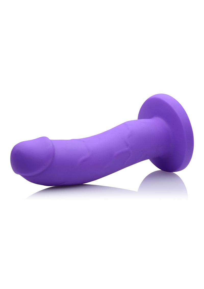 Strap U Boi Toy Premium Silicone 7.25in Dildo - Purple