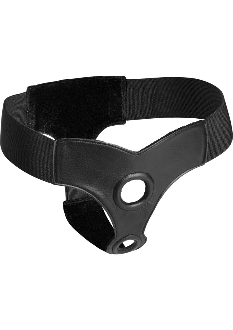 Strap U Crave Double Penetration Faux Leather Strap-On – Fantasy Fun Factory