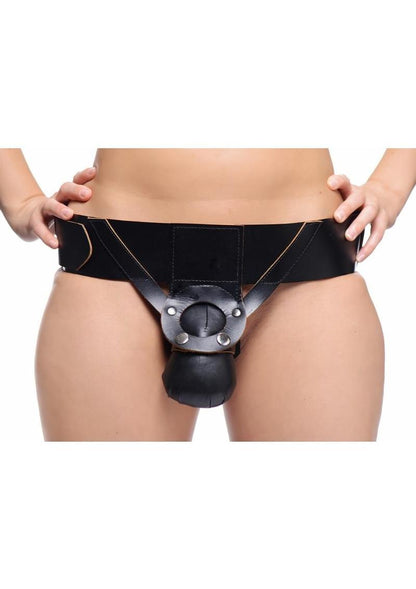 Strap U Powerhouse Supreme Leather Strap-On Harness System