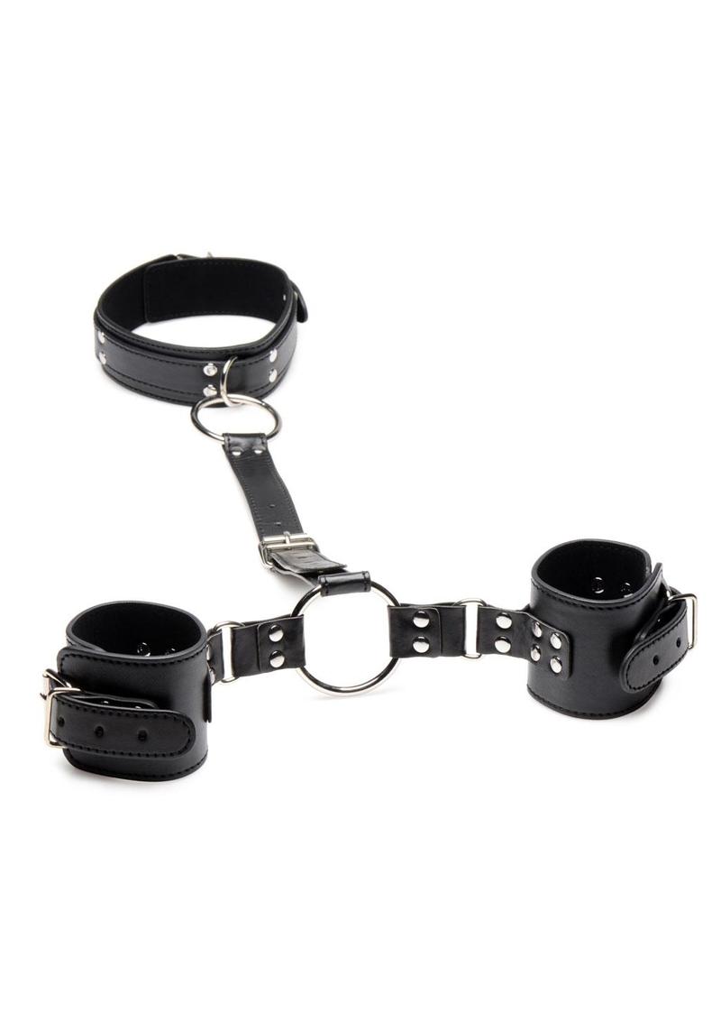 Strict Adjustable Neck to Wrist Restraints – Fantasy Fun Factory