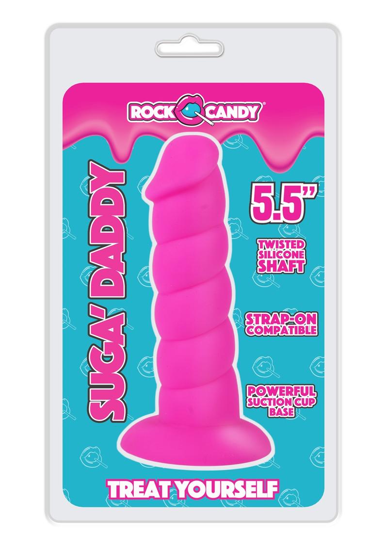 Suga' Daddy Silicone Dildo - Pink - 5.5in