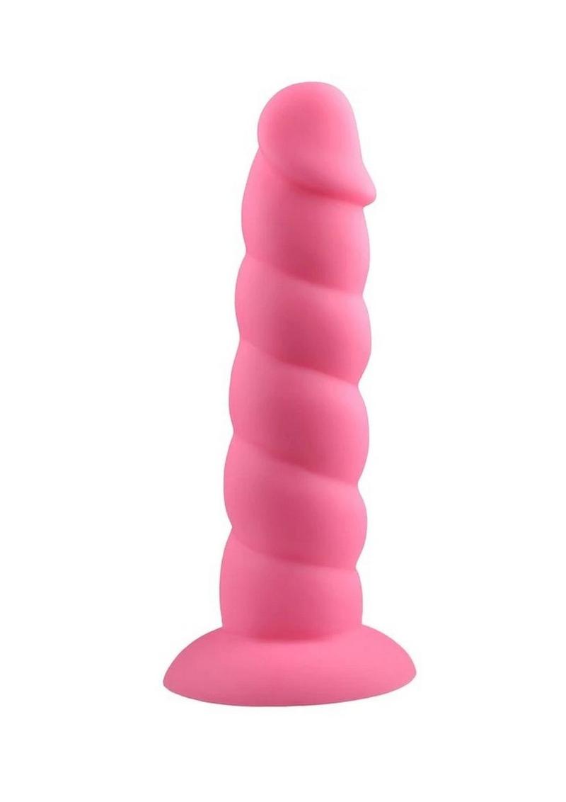 Suga' Daddy Silicone Dildo - Pink - 7in