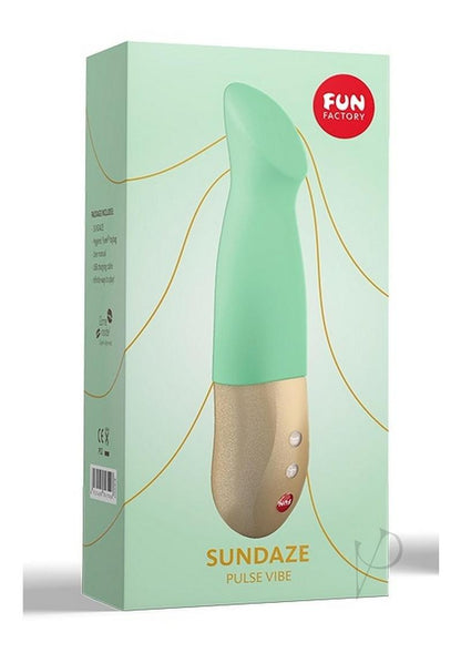 Sundaze Silicone Dual Stimulating Vibrator - Pistachio - Green