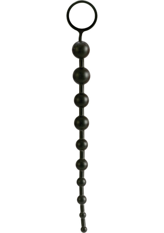 Superior X 10 Anal Beads - Black