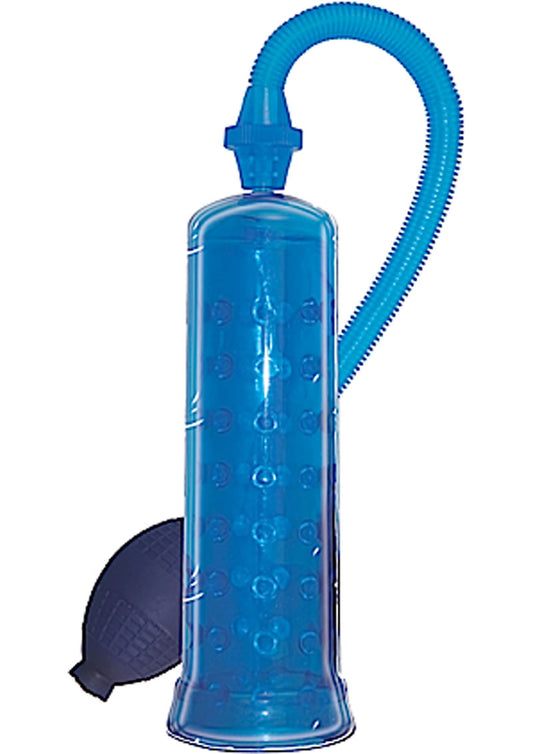 Supersizer II Penis Pump - Blue - 8in