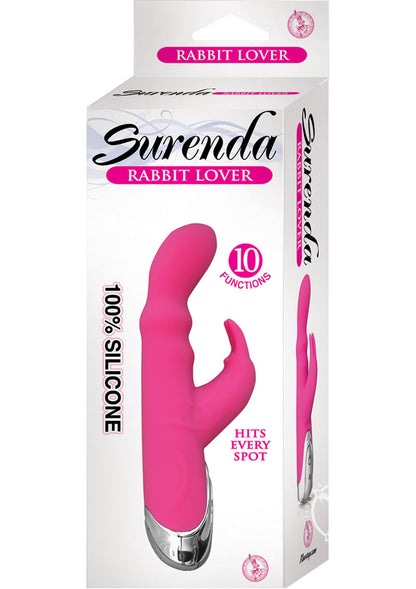 Surenda Rabbit Lover Silicone Vibrator - Pink