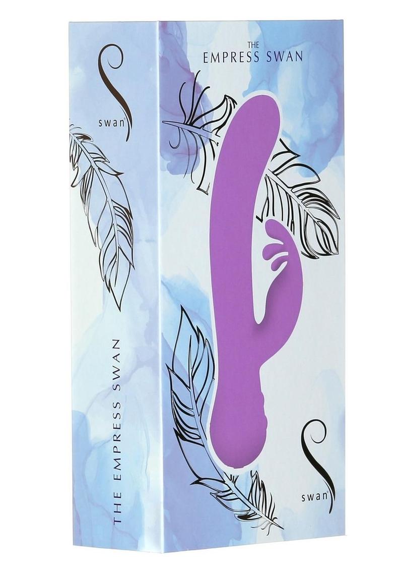 Swan The Empress Swan Special Edition Rechargeable Silicone Vibrator - Purple