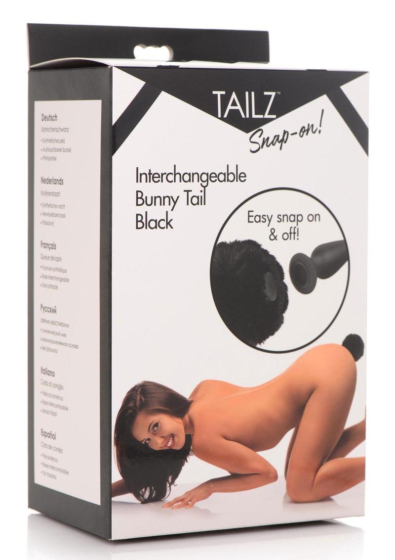 Tailz Interchangeable Bunny Tail Accessory - Black