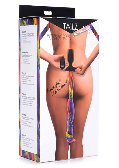 Tailz Vibrating Rainbow Tail - Multicolor/Rainbow