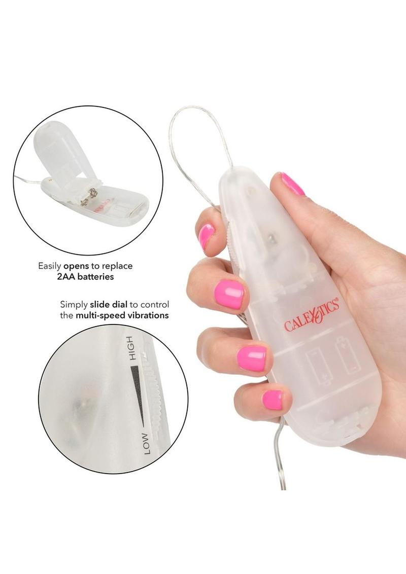 Tear Drop Bullet with Wired Remote Control - Clear - 2.1in - Bulk