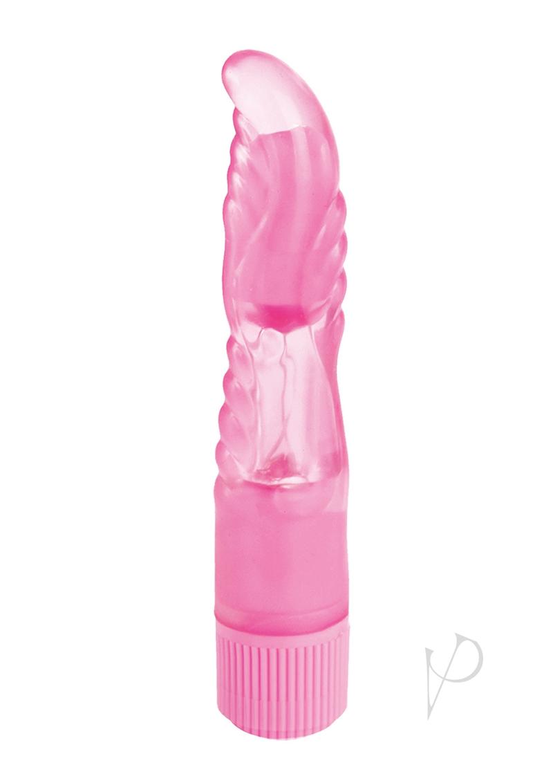 The 9's - Bubble Fun Ribbed 7in Vibrator - Pink