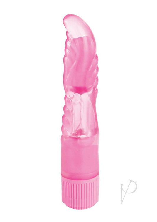 The 9's - Bubble Fun Ribbed 7in Vibrator - Pink