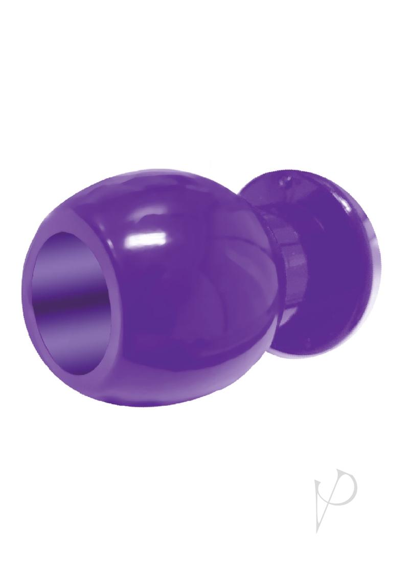 The 9's - Port Hole Hollow Butt Plug - Purple