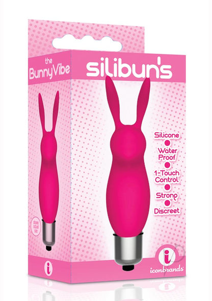 The 9's - Silibuns Silicone Bunny Bullet - Pink