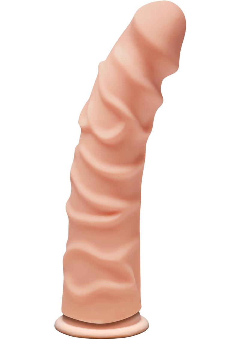 The D Ragin D Ultraskyn Dildo - Flesh/Vanilla - 8in