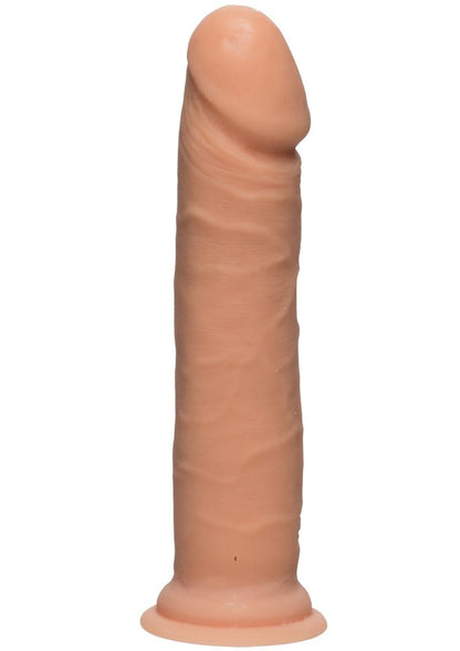 The D Realistic D Ultraskyn Dildo - Vanilla - 8in