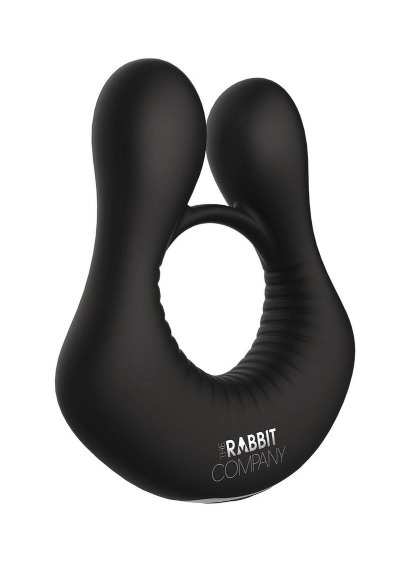 The Deluxe Rabbit Ring Rechargeable Silicone Couples Ring