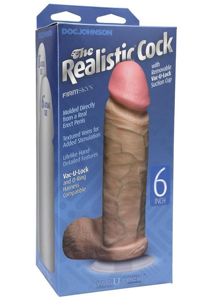 The Realistic Cock Dildo - Vanilla - 6in