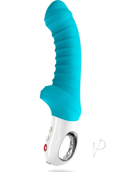 Tiger G5 Petrol Silicone Vibrator - Blue/Green