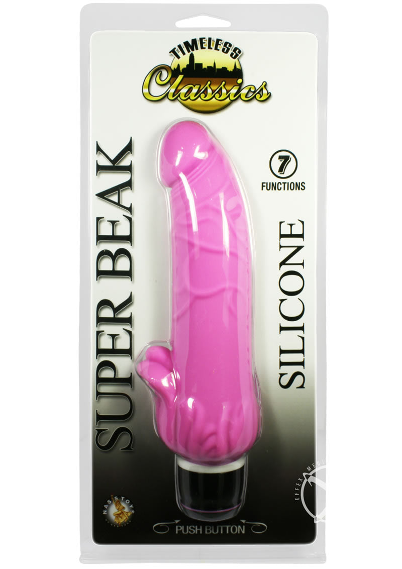 Timeless Classics Super Beak Silicone Vibrator - Pink