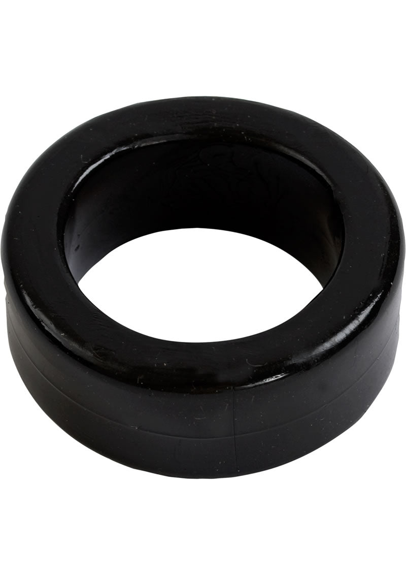 Titanmen Stretch-To-Fit Cock Ring - Black