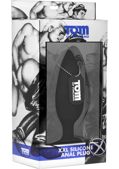 Tom Of Finland Silicone Anal Plug XXL - Black