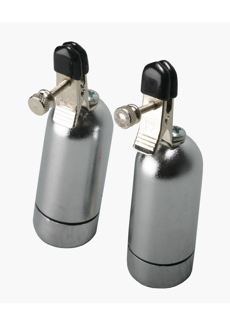 Trinity Men Nipple Clamps with Bullets Fantasy Fun Factory