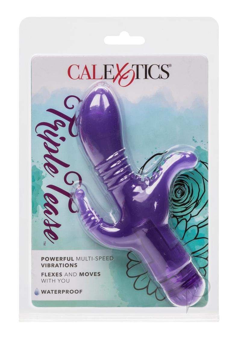 Triple Tease Vibrator - Purple