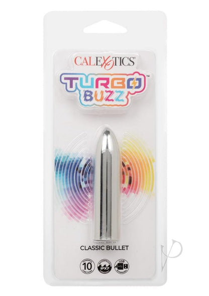 Turbo Buzz Classic Rechargeable Bullet - Silver