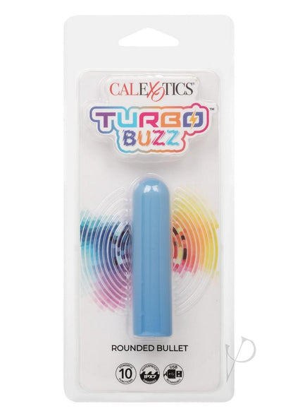 Turbo Buzz Rechargeable Rounded Bullet - Blue