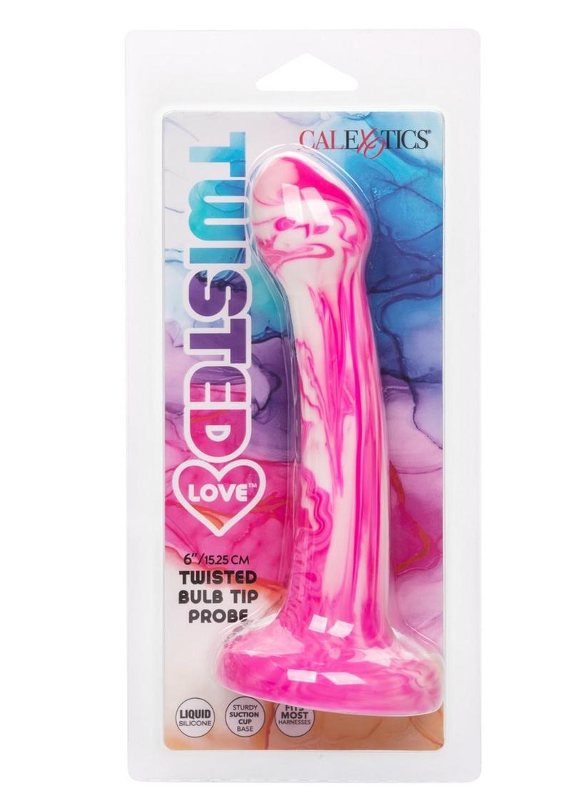 Twisted Love Twisted Bulb Tip Probe Silicone Anal Probe - Pink