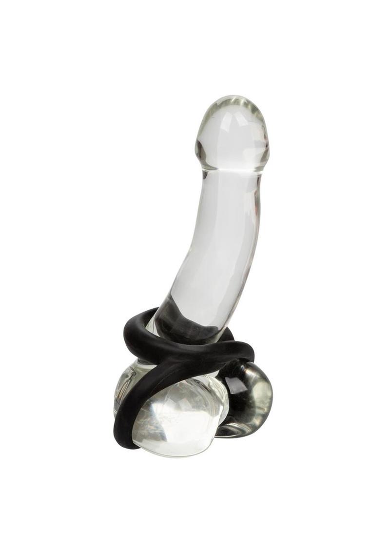 Ultra-Soft Crazy 8 Dual Silicone Cock Ring