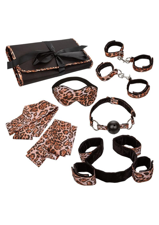 Unleashed Surrender Kink - Animal Print - 8pc/Set