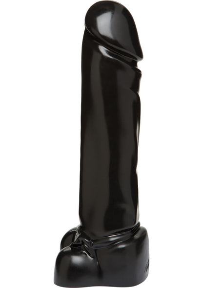 Vac-U-Lock Codeblack Jumbo Jack Man O War Dildo - Black - 10in