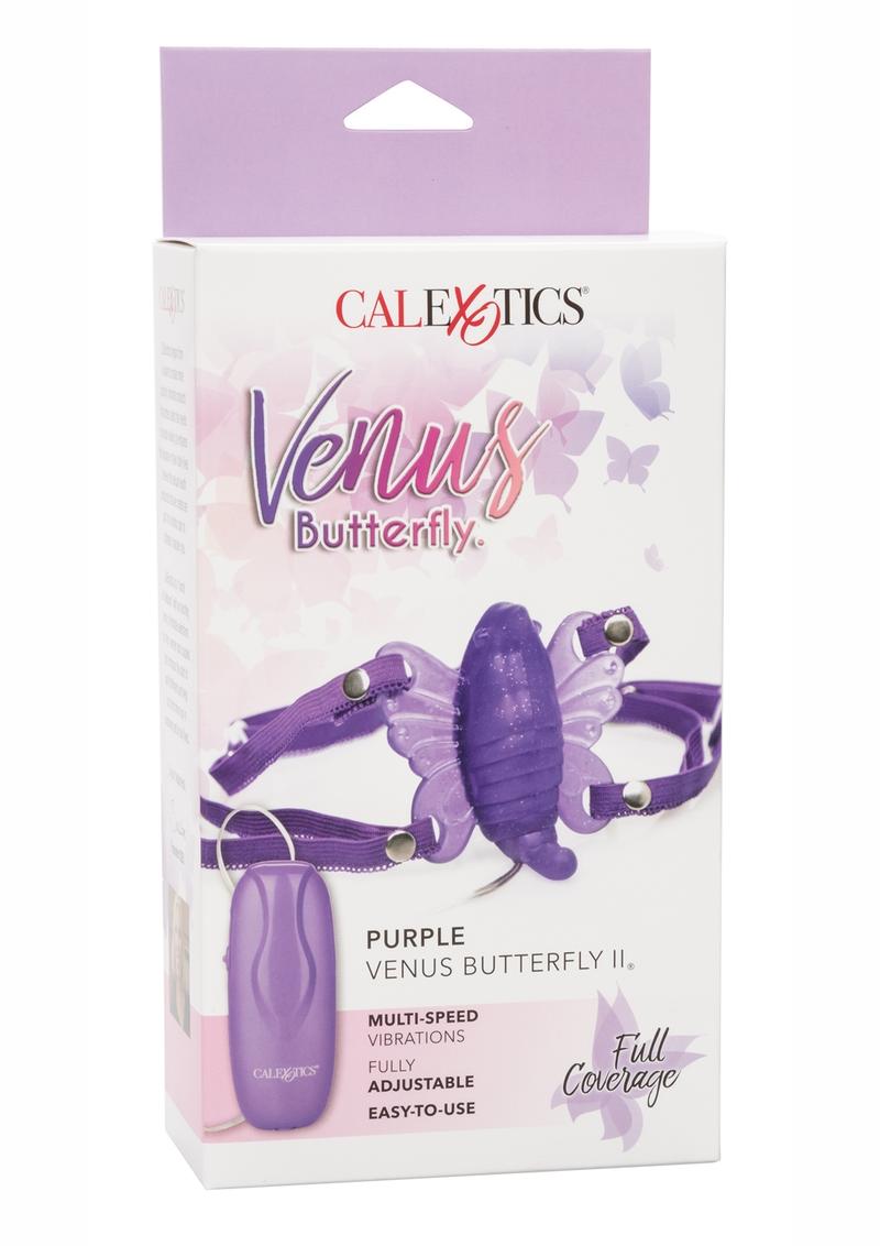 Venus Butterfly II Strap-On with Remote Control - Purple