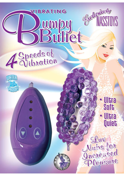 Vibrating Bumpy Bullet - Purple