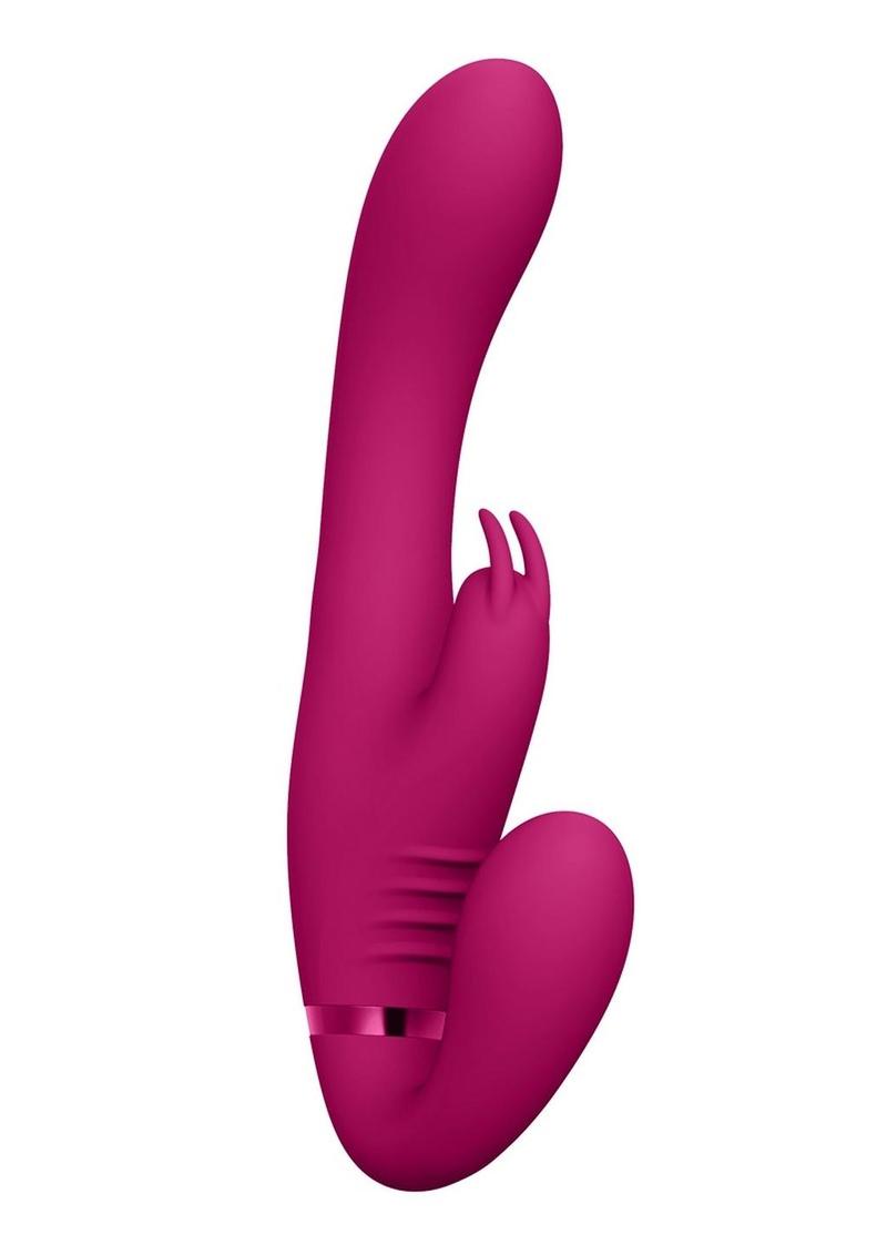 Vive Suki Rechargeable Silicone Vibrating Strapless Strap-On Rabbit