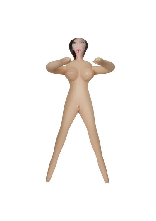 Vivid Raw Standing Love Vibrating Doll - Vanilla