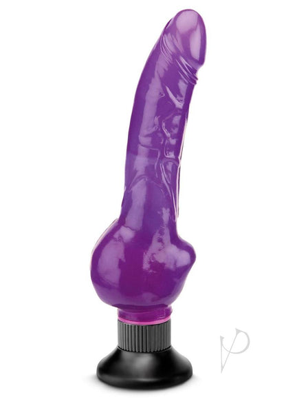 Wall Bangers Vibrating Dildo - Purple - 9in