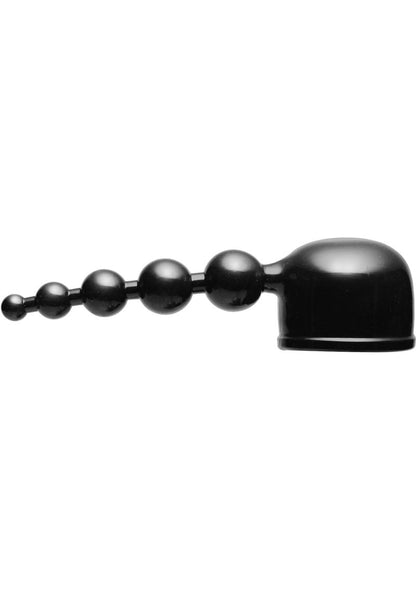 Wand Essentials Bubbling Bliss Beads Of Pleasure Wand Attachment - Black