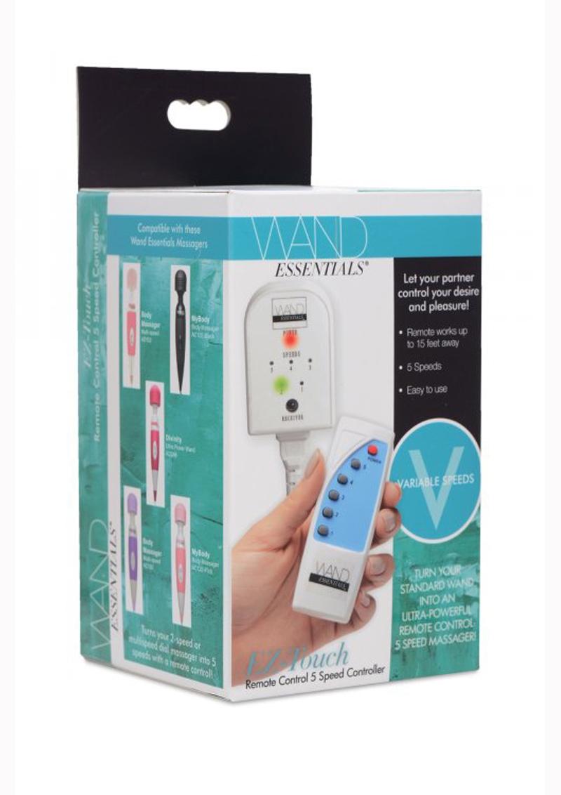 Wand Essentials EZ-Touch Wireless Remote Wand Massager Controller - White