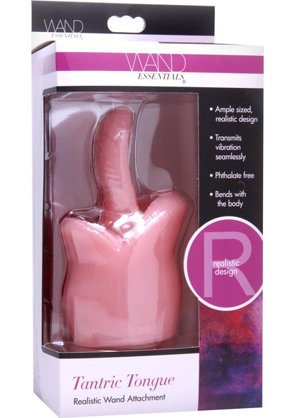 Wand Essentials Tantric Tongue Wand Attachment - Pink