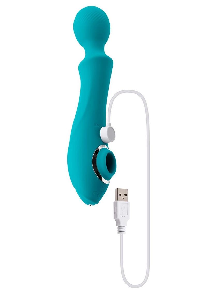 Wanderful Sucker Rechargeable Silicone Bodywand and Clitoral Stimulator