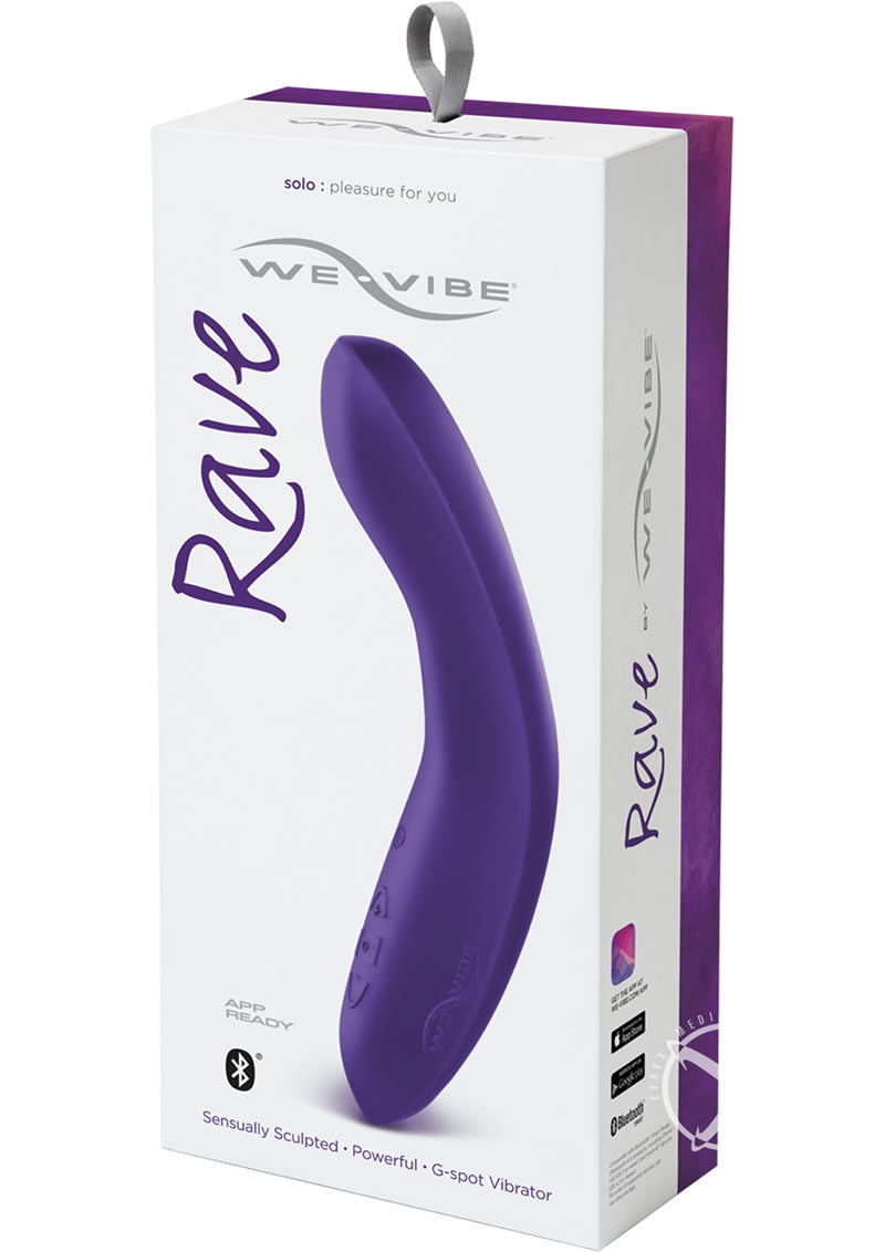 We-Vibe Rave Rechargeable Silicone G-Spot Vibrator - Purple