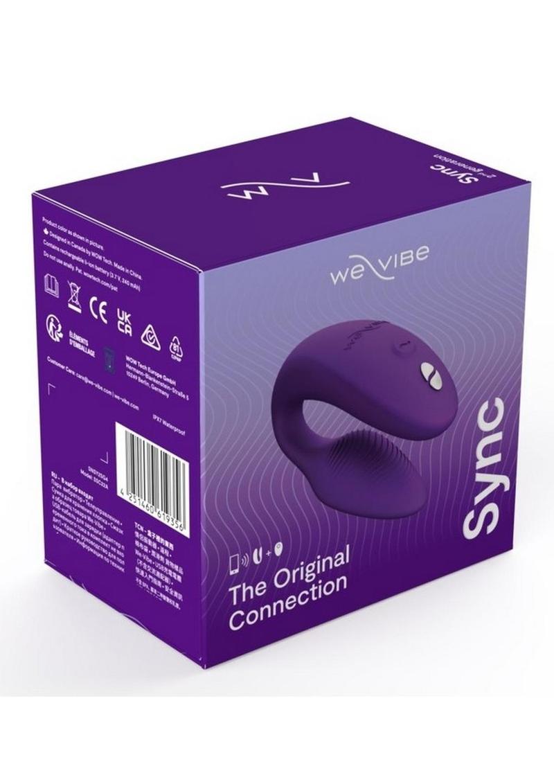 We Vibe Sync Rechargeable Silicone Couples Vibrator With Remote Contro