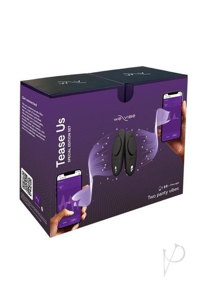 We-Vibe Tease Us Moxie/Moxie Panty Vibe Special Edition - Black - Set