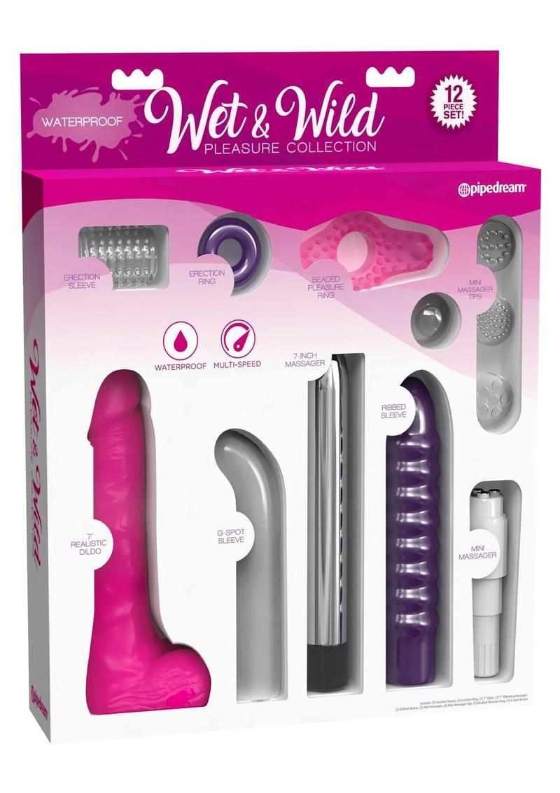 Wet and Wild Pleasure Vibrating Sleeve Collection