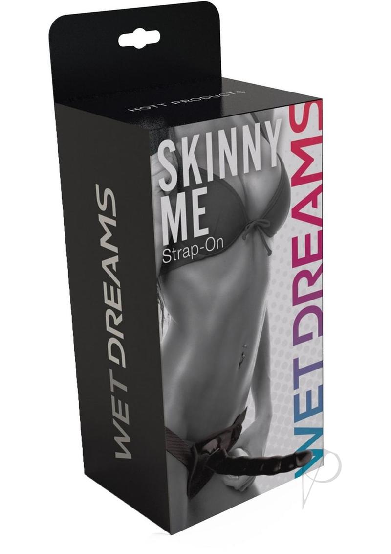 Wet Dreams Skinny My Strap-On - Black - 7in