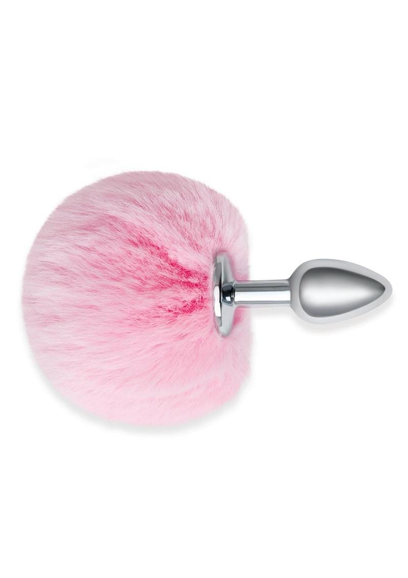 WhipSmart Fluffy Bunny Metal Plug with Tail